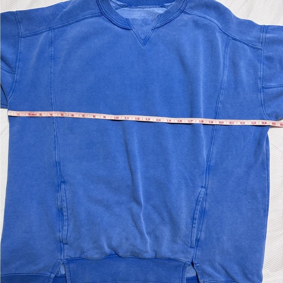 We the Free Free People Camden Cozy Super Oversized Sweatshirt In Blue - Picture 9 of 12